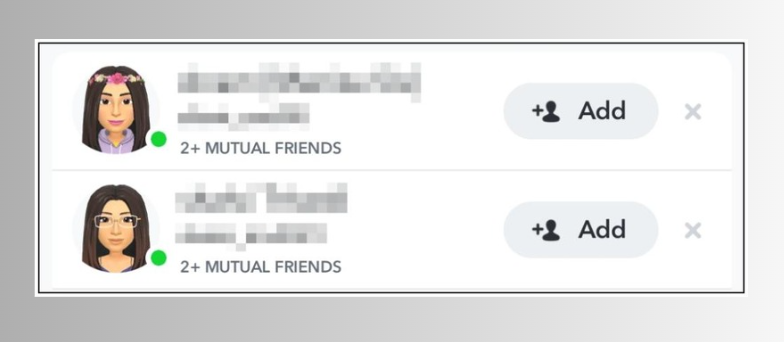 Mutual Friends Tag on Snapchat