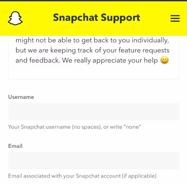 Snapchat Support (3)