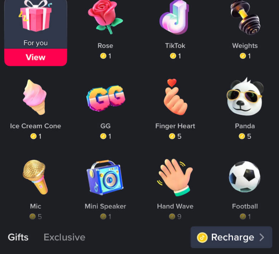 TikTok Gifts 