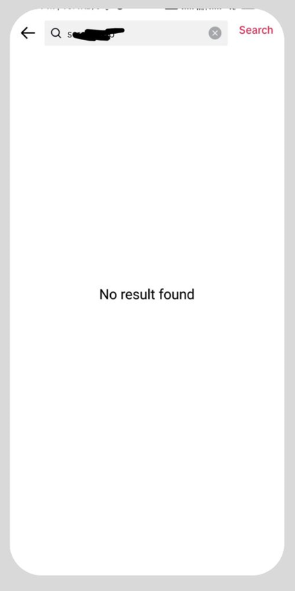 Tell if Someone Blocked You on TikTok Using the search bar