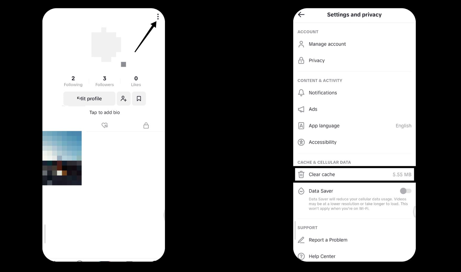 Steps to Clear Cache on TikTok