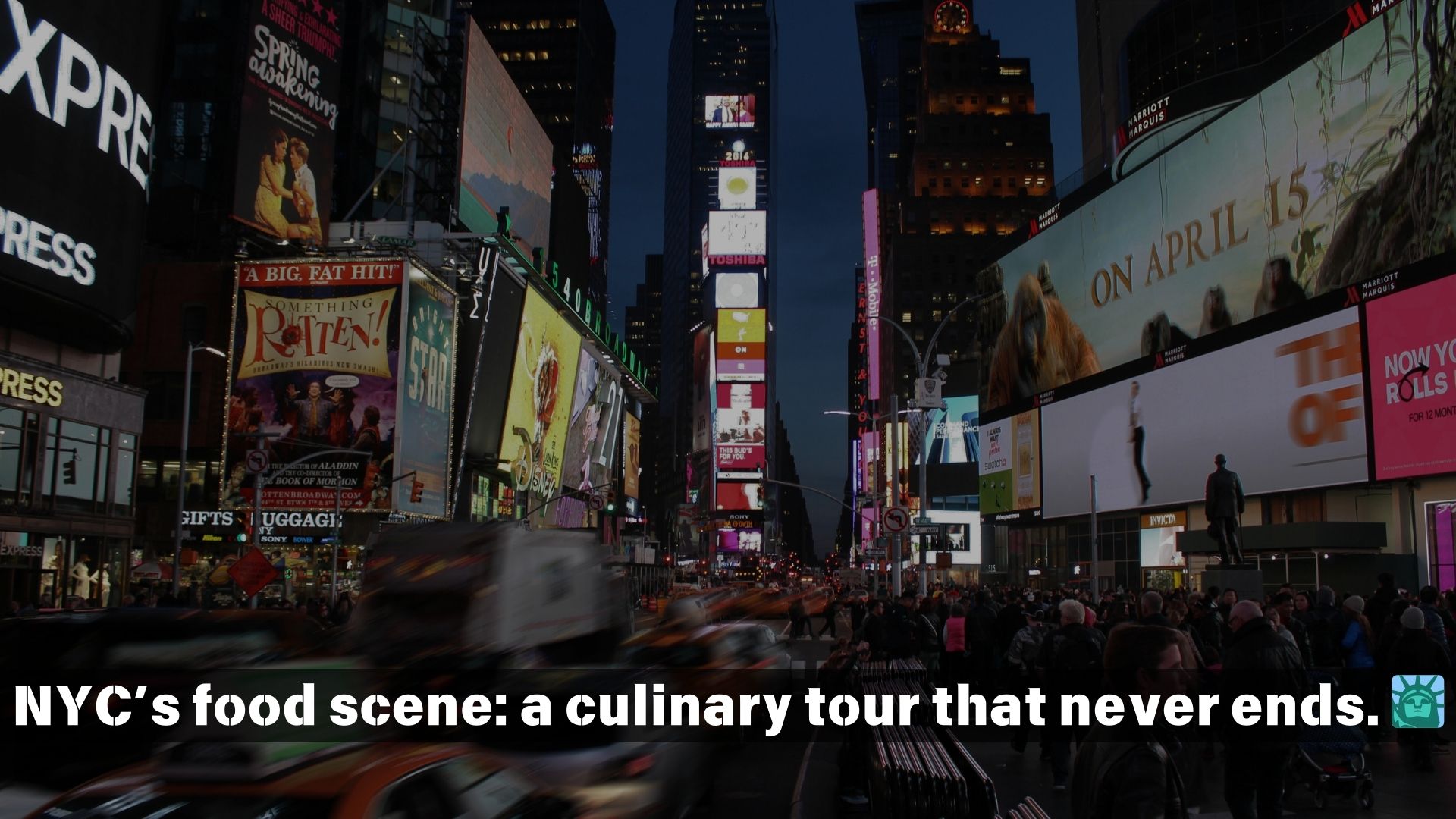 New York Foodie Captions