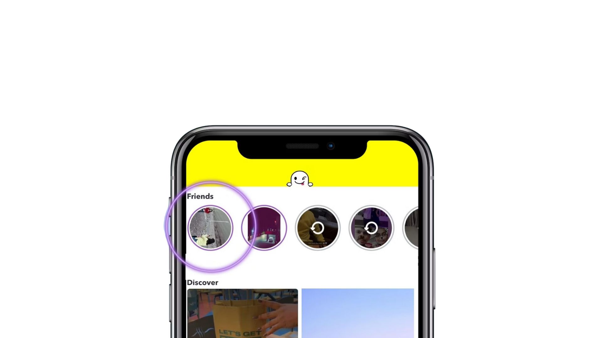 Purple Circle Significance on Snapchat