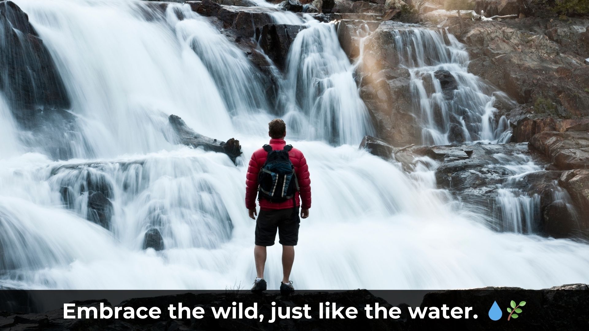 Adventurous Waterfall Captions for Instagram