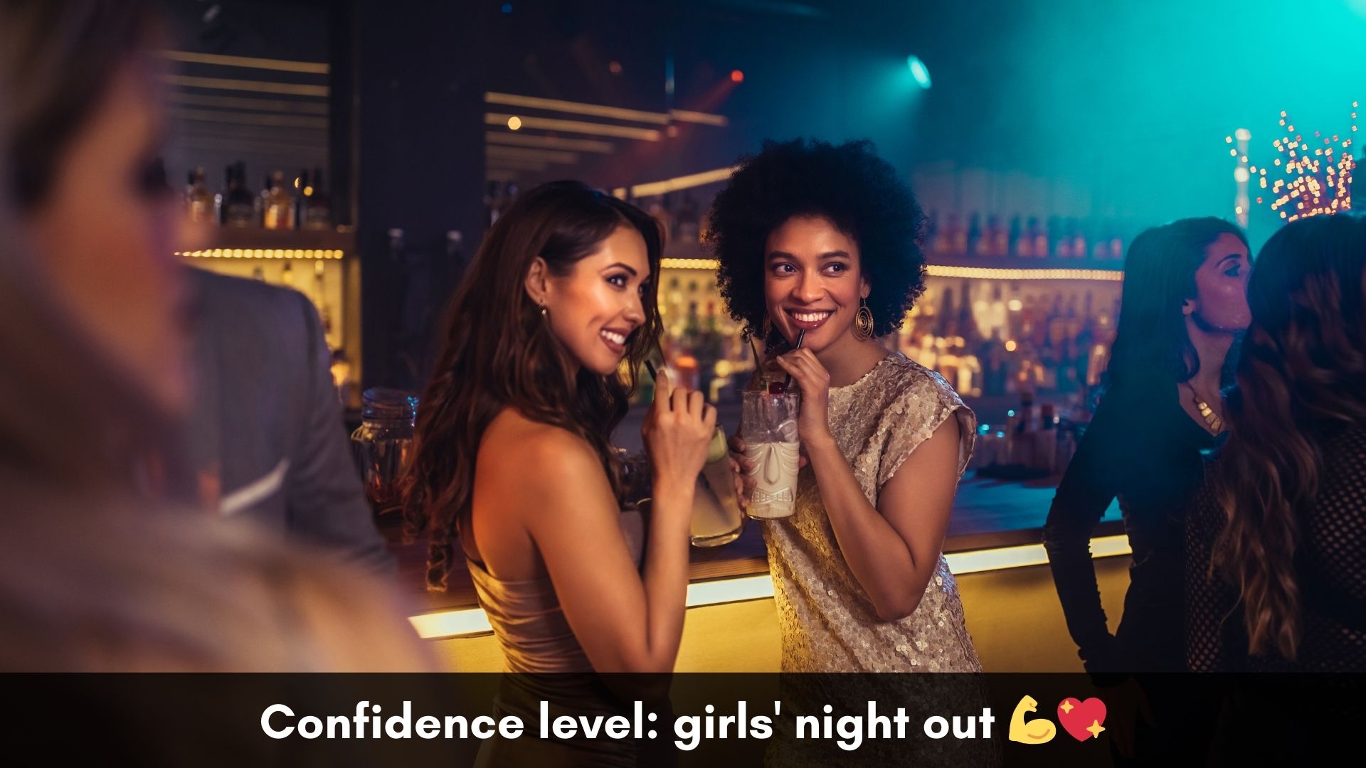 Flirty Captions for Girls' Night Out 